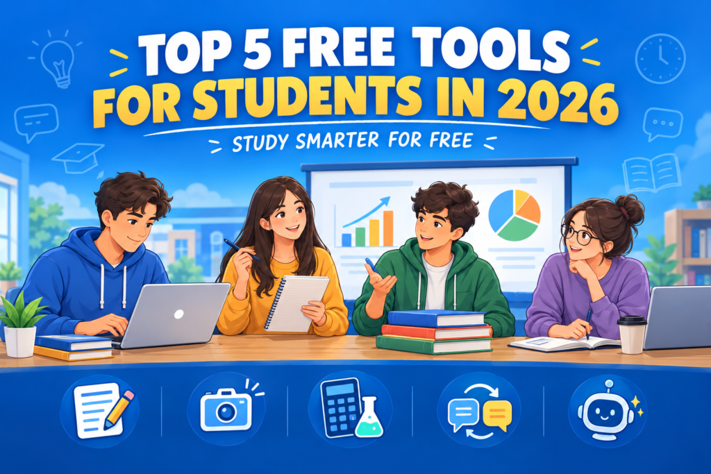 Top 5 Free Tools Student Can Use in 2026